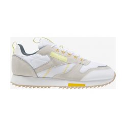 Reebok Classic Leather Ripple Trail Tenisówki Biały Szary. Szare trampki męskie Reebok, bez wzorów, ze skóry, bez zapięcia. Za 343,95 zł.