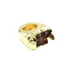InspiRING Cytryn 3/4 Złoto rozmiar 20. Pomarańczowe pierścionki damskie marki Brazi druse jewelry, z cytrynem, złote. Za 370,00 zł.
