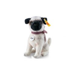 Steiff Lielou Maskotka Mops 15 cm - biały. Białe przytulanki i maskotki Steiff, z materiału. Za 349,00 zł.