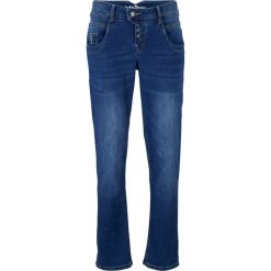Dżinsy "multi-stretch" WIDE FIT bonprix niebieski. Niebieskie jeansy damskie bonprix, bez wzorów, z jeansu. Za 129,99 zł.