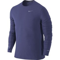 Koszulki sportowe męskie: koszulka do biegania męska NIKE DRI-FIT CONTOUR LONGSLEEVE / 683521-508 – NIKE DRI-FIT CONTOUR LONGSLEEVE