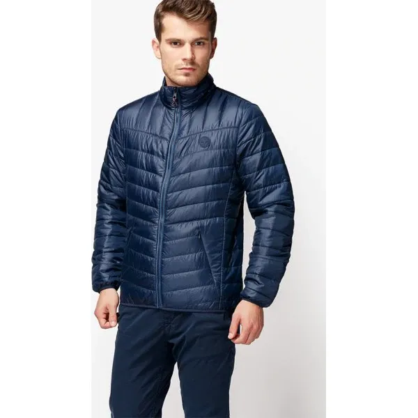 Timberland Kurtka Skye Peak Thermofibre Jacket Cls , granatowy, rozmiar M. Niebieskie kurtki sportowe męskie Timberland, m, z aplikacjami, z materiału, bez kaptura. W wyprzedaży za 399,99 zł.