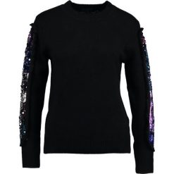 Swetry klasyczne damskie: Navy London RUBY Sweter black