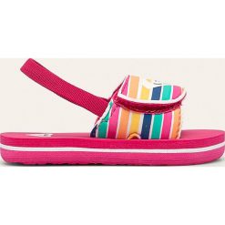 Roxy - Sandały dziecięce. Sandały dziewczęce Roxy, z materiału, bez zapięcia. W wyprzedaży za 59,90 zł.