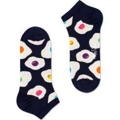 Happy Socks - Skarpetki Sunny Side Up Low. Niebieskie skarpetki damskie Happy Socks, bez wzorów. Za 32,90 zł.