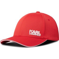 Czapka z daszkiem KARL LAGERFELD - 805616 501122 Red 320. Czarne czapki męskie KARL LAGERFELD, bez wzorów, z elastanu. Za 249,00 zł.