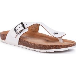 Japonki MARCO TOZZI - 2-27400-24 White Nappa 113. Białe klapki damskie Marco Tozzi, bez wzorów, ze skóry, bez obcasa. W wyprzedaży za 139,00 zł.