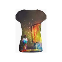 TV women's t-shirt. Brązowe t-shirty damskie marki Mars from venus, s, bez wzorów, bez kołnierzyka. Za 101,40 zł.