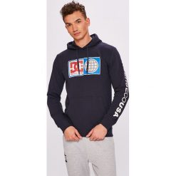 DC - Bluza. Szare bluzy męskie rozpinane marki DC, l, z nadrukiem, z bawełny, z kapturem. W wyprzedaży za 199,90 zł.