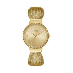 Zegarek GUESS - Chiffon W1083L2 GOLD TONE/GOLD TONE. Żółte zegarki damskie Guess. W wyprzedaży za 749,00 zł.