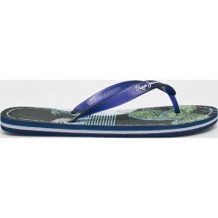 Pepe Jeans - Japonki. Niebieskie kapcie męskie Pepe Jeans, z jeansu. W wyprzedaży za 79,90 zł.