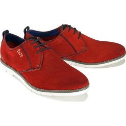 BUGATTI 311-91901-1400 3000 red, półbuty męskie. Czerwone półbuty męskie Bugatti, bez wzorów, na sznurówki. Za 329,90 zł.