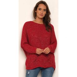 Sweter "Rose" w kolorze czerwonym. Czerwone swetry damskie Manoukian, s. W wyprzedaży za 109,95 zł.
