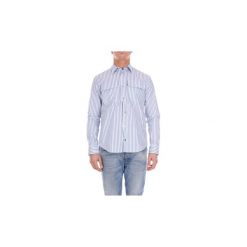 Koszule z długim rękawem Msgm 2440ME08Y184004. Szare koszule męskie MSGM, m, bez wzorów, bez kołnierzyka, z długim rękawem. Za 511,72 zł.