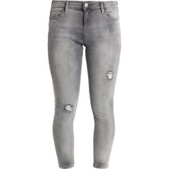 Dorothy Perkins Petite DARCY RIP Jeans Skinny Fit grey. Szare jeansy damskie relaxed fit marki Dorothy Perkins Petite, z bawełny. Za 149,00 zł.