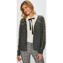 Vero Moda - Kardigan Pow Pearl. Szare swetry damskie Vero Moda, s, z aplikacjami, z elastanu. W wyprzedaży za 169,90 zł.