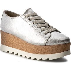 Półbuty STEVE MADDEN - Korrie Sneaker 91000255-0S0-10001-14010 Silver Metallic. Szare półbuty damskie Steve Madden, bez wzorów, ze skóry, bez obcasa, na koturnie, bez zapięcia. W wyprzedaży za 319,00 zł.