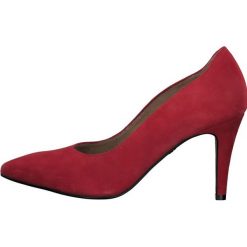 Tamaris czółenka damskie 22494 36 czerwone. Czerwone czółenka damskie Tamaris, ze skóry. Za 249,90 zł.