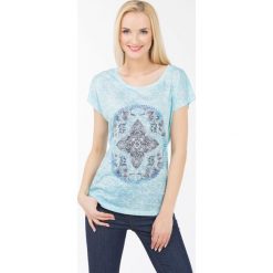 T-shirty damskie: T-shirt z kalejdoskopowym wzorem