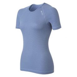 Bluzki sportowe damskie: Odlo Koszulka damska Cubic niebieska r. S (140041)