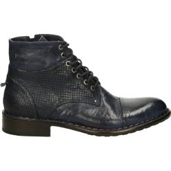 Botki męskie - 8924 19-BLU. Czarne botki męskie marki Venezia, ze skóry. Za 549,00 zł.