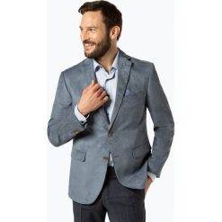 Nils Sundström - Marynarka męska, niebieski. Niebieskie marynarki męskie marki Nils Sundström, m, bez wzorów, ze sztruksu, eleganckie. Za 399,95 zł.
