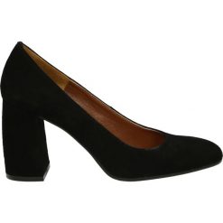 Czółenka - 2201 CAM NERO. Czarne buty ślubne damskie Venezia, ze skóry. Za 349,00 zł.