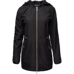 Parka Geox Marlyna W9221Z T2557 F9000. Czarne kurtki damskie Geox, bez wzorów, z poliesteru, bez kaptura. W wyprzedaży za 469,00 zł.
