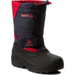 Kozaki dziewczęce: Śniegowce KAMIK – Snowfox NK4610 Navy/Red