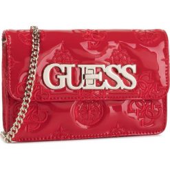 Torebka GUESS - Chic (PG) Mini HWPG75 89780 RED. Czerwone torebki klasyczne damskie Guess, z aplikacjami, ze skóry ekologicznej, wizytowe, bez dodatków. Za 569,00 zł.