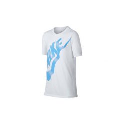 T-shirty z krótkim rękawem Dziecko Nike Boys' Sportswear T-Shirt 894304 100. Białe t-shirty chłopięce Nike, bez wzorów, z krótkim rękawem. Za 69,16 zł.