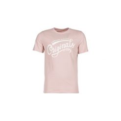 T-shirty z krótkim rękawem Jack Jones JORNEW RAFFA. Różowe t-shirty męskie Jack & Jones, s, bez wzorów, bez kołnierzyka, krótkie. Za 41,30 zł.