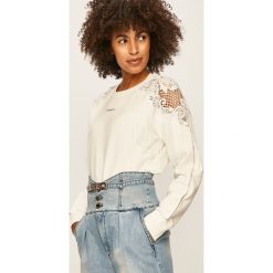 Pinko - Bluza. Białe bluzy damskie Pinko, s, bez wzorów, z elastanu, bez rękawów, bez kaptura. W wyprzedaży za 599,90 zł.