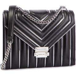 Torebka MICHAEL MICHAEL KORS - Whitney 30H8SWHL3K Blk/Silver. Czarne torebki klasyczne damskie marki MICHAEL Michael Kors, bez wzorów, ze skóry, eleganckie, na ramię, bez dodatków. Za 1669,00 zł.