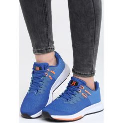 Niebieskie Buty Sportowe No Compromise. Niebieskie buty sportowe damskie Born2be, bez wzorów, sportowe. Za 69,99 zł.