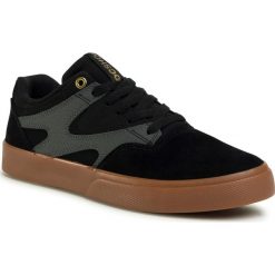 Sneakersy DC - Kalis Vulc ADYS300569 Black/Grey(BLG). Czarne sneakersy męskie DC, bez zapięcia. W wyprzedaży za 239,00 zł.