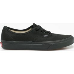 Vans - Tenisówki. Czarne trampki i tenisówki damskie Vans, bez wzorów, z gumy, na sznurówki. W wyprzedaży za 219,90 zł.