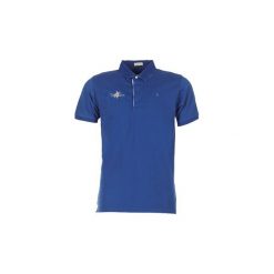 Koszulki polo z krótkim rękawem Serge Blanco POWER FLOWER. Niebieskie koszulki męskie marki Serge Blanco, s, bez wzorów, polo, z krótkim rękawem, krótkie. Za 351,20 zł.