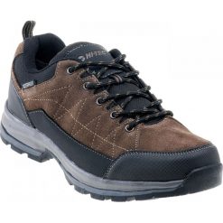 Buty trekkingowe męskie: Hi-tec Buty męskie Batian brown/black/dark grey r. 46