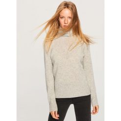 Kaszmirowy sweter - Jasny szar. Szare swetry klasyczne damskie Reserved, l, z kaszmiru. Za 349,99 zł.