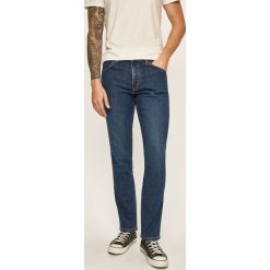 Wrangler - Jeansy. Niebieskie jeansy męskie Wrangler, bez wzorów. Za 329,90 zł.