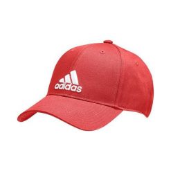 Czapki damskie: Adidas Czapka z daszkiem damska 6P Cap Cotton czerwona r. OSFW