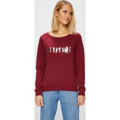 Only Play - Bluza. Brązowe bluzy damskie marki Only Play, s, z nadrukiem, z bawełny, bez rękawów, bez kaptura. W wyprzedaży za 49,90 zł.