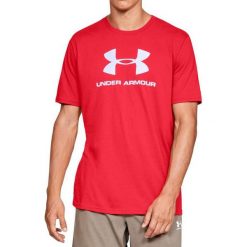 Under Armour Sportstyle Logo Tee 1329590-600. Czerwone t-shirty męskie Under Armour, xl, bez wzorów, z bawełny, bez kołnierzyka. W wyprzedaży za 79,99 zł.