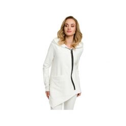 M390 Bluza ecru. Bluzy damskie Moe, s, bez wzorów, z elastanu, bez rękawów, bez kaptura. Za 155,00 zł.