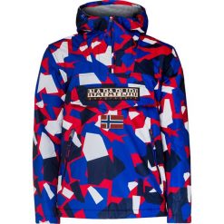 Kurtka NAPAPIJRI RAINFOREST PKT PRINT. Czerwone płaszcze męskie Napapijri, moro, z polaru. Za 1008,00 zł.