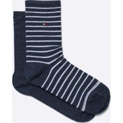 Tommy Hilfiger - Skarpetki (2-pack). Niebieskie skarpetki damskie marki TOMMY HILFIGER, z elastanu. Za 44,90 zł.