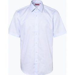 HUGO - Koszula męska – Venzino, niebieski. Niebieskie koszule męskie HUGO, m, bez wzorów, eleganckie, bez kołnierzyka, bez rękawów. Za 299,95 zł.