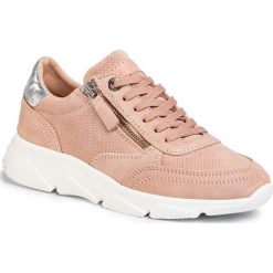 Sneakersy SALAMANDER - Malvi 32-55402-23 Rose. Różowe półbuty damskie Salamander, na co dzień, bez wzorów, z zamszu, bez obcasa, bez zapięcia. Za 379,00 zł.