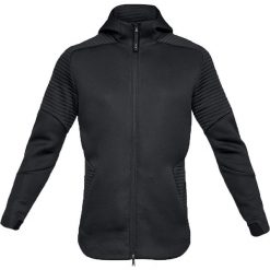 Under Armour Unstoppable Move Fullzip Hoodie 1320705-001. Czarne bluzy męskie Under Armour, m, bez wzorów, z poliesteru, bez kołnierzyka, bez rękawów, bez kaptura. W wyprzedaży za 279,99 zł.